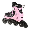 NA11230A RÓŻOWE LED ROZM. M(35-38) ŁYŻWOROLKI NILS EXTREME NILS EXTREME