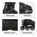 NA1128 CZARNO-FIOLETOWY ROZM. L(39-42) ŁYŻWOROLKI NILS EXTREME NILS EXTREME