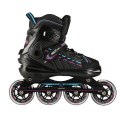 NA1128 CZARNO-FIOLETOWY ROZM. L(39-42) ŁYŻWOROLKI NILS EXTREME NILS EXTREME
