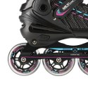 NA1128 CZARNO-FIOLETOWY ROZM. L(39-42) ŁYŻWOROLKI NILS EXTREME NILS EXTREME