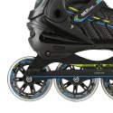 NA1128 CZARNO-LIMONKOWY ROZM. L(39-42) ŁYŻWOROLKI NILS EXTREME NILS EXTREME