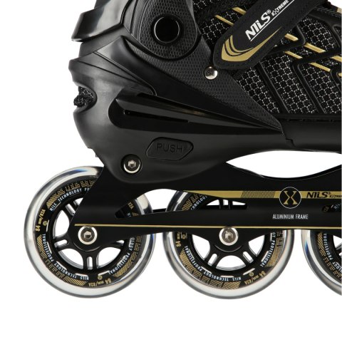 NA1128 CZARNO-ZŁOTE ROZM. L(39-42) ŁYŻWOROLKI NILS EXTREME NILS EXTREME NA1128 CZARNO-ZŁOTE ROZM. L(39-42) ŁYŻWOROLKI NILS EXTREME NILS EXTREME