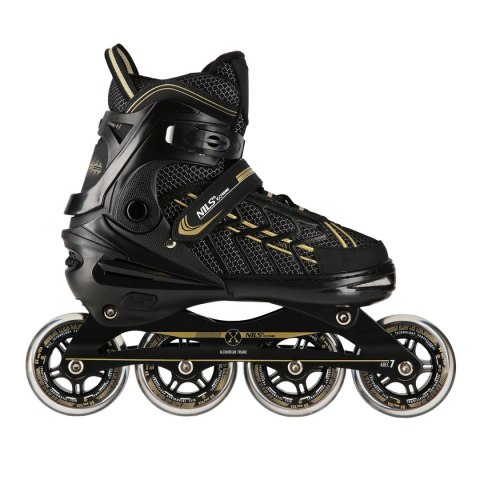 NA1128 CZARNO-ZŁOTE ROZM. XL(43-45) ŁYŻWOROLKI NILS EXTREME NILS EXTREME NA1128 CZARNO-ZŁOTE ROZM. XL(43-45) ŁYŻWOROLKI NILS EXTREME NILS EXTREME
