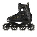 NA1128 CZARNO-ZŁOTE ROZM. XL(43-45) ŁYŻWOROLKI NILS EXTREME NILS EXTREME