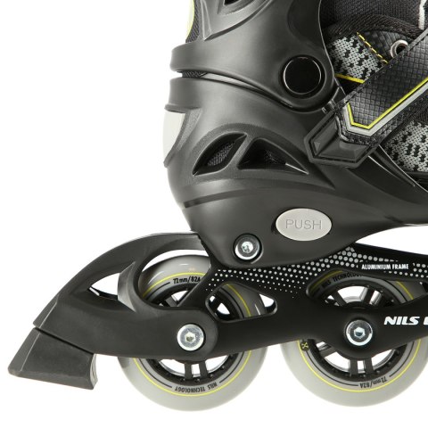 NA14198 CZARNO-ŻÓŁTY ROZM. L (39-42) ŁYŻWOROLKI NILS EXTREME NILS EXTREME NA14198 CZARNO-ŻÓŁTY ROZM. L (39-42) ŁYŻWOROLKI NILS EXTREME NILS EXTREME