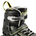 NA14198 CZARNO-ŻÓŁTY ROZM. L (39-42) ŁYŻWOROLKI NILS EXTREME NILS EXTREME