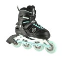 NA19088 CZARNO-MIĘTOWY ROZM. M (35-38) ŁYŻWOROLKI NILS EXTREME NILS EXTREME