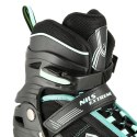 NA19088 CZARNO-MIĘTOWY ROZM. M (35-38) ŁYŻWOROLKI NILS EXTREME NILS EXTREME