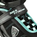 NA19088 CZARNO-MIĘTOWY ROZM. M (35-38) ŁYŻWOROLKI NILS EXTREME NILS EXTREME