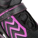NA19318 CZARNO-FIOLETOWY ROZM. L (39-42) ŁYŻWOROLKI NILS EXTREME NILS EXTREME
