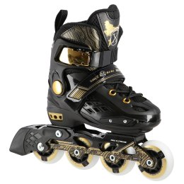 NA20004 CZARNY ROZM. L(38-41) ŁYŻWOROLKI NILS EXTREME NILS EXTREME