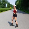 NA20004 CZARNY ROZM. L(38-41) ŁYŻWOROLKI NILS EXTREME NILS EXTREME