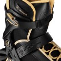 NA22151 ŁYŻWOROLKI ARMOUR CZARNO ZŁOTE ROZM. 40 NILS EXTREME NILS EXTREME
