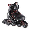 NA9080 CZARNO/CZERWONE ROZM L (39-42) ŁYŻWOROLKI NILS EXTREME NILS EXTREME