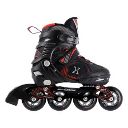 NA9080 CZARNO/CZERWONE ROZM L (39-42) ŁYŻWOROLKI NILS EXTREME NILS EXTREME