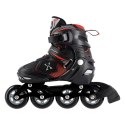 NA9080 CZARNO/CZERWONE ROZM L (39-42) ŁYŻWOROLKI NILS EXTREME NILS EXTREME