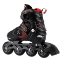 NA9080 CZARNO/CZERWONE ROZM L (39-42) ŁYŻWOROLKI NILS EXTREME NILS EXTREME