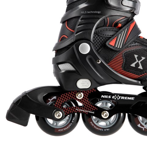 NA9080 CZARNO/CZERWONE ROZM M (35-38) ŁYŻWOROLKI NILS EXTREME NILS EXTREME NA9080 CZARNO/CZERWONE ROZM M (35-38) ŁYŻWOROLKI NILS EXTREME NILS EXTREME