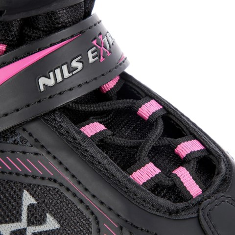 NA9080 CZARNO/FIOLETOWE ROZM S (31-34) ŁYŻWOROLKI NILS EXTREME NILS EXTREME NA9080 CZARNO/FIOLETOWE ROZM S (31-34) ŁYŻWOROLKI NILS EXTREME NILS EXTREME