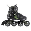 NA9080 CZARNO/ZIELONE ROZM M (35-38) ŁYŻWOROLKI NILS EXTREME NILS EXTREME