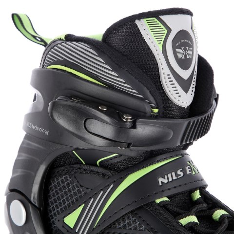 NA9080 CZARNO/ZIELONE ROZM M (35-38) ŁYŻWOROLKI NILS EXTREME NILS EXTREME NA9080 CZARNO/ZIELONE ROZM M (35-38) ŁYŻWOROLKI NILS EXTREME NILS EXTREME