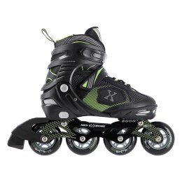 NA9080 CZARNO/ZIELONE ROZM S (3134) ŁYŻWOROLKI NILS EXTREME NILS EXTREME
