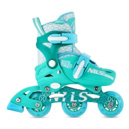 NA13102 ŁYŻWOROLKI FILO TURKUSOWY ROZM. XS(26-29) NILS EXTREME NILS EXTREME