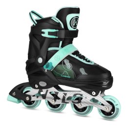 NA13808 ŁYŻWOROLKI COSMO ZIELONE ROZM. L(38-41) NILS EXTREME NILS EXTREME