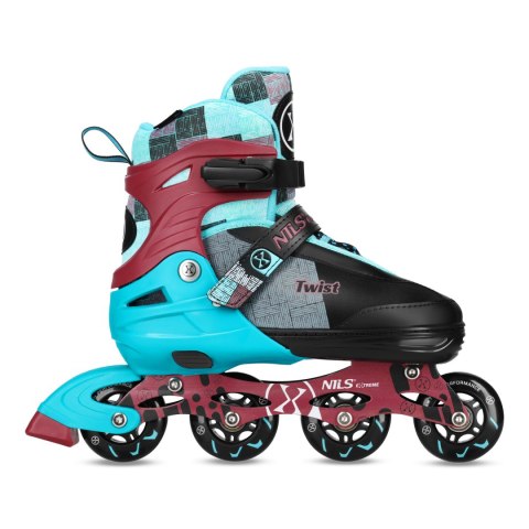 NA13810 ŁYŻWOROLKI TWIST NIEBIESKIE ROZM. L(39-42) NILS EXTREME NILS EXTREME NA13810 ŁYŻWOROLKI TWIST NIEBIESKIE ROZM. L(39-42) NILS EXTREME NILS EXTREME