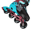 NA13810 ŁYŻWOROLKI TWIST NIEBIESKIE ROZM. M(35-38) NILS EXTREME NILS EXTREME
