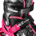 NA18137A ŁYŻWOROLKI ROXY RÓŻOWE ROZM.L (39-42) NILS EXTREME NILS EXTREME