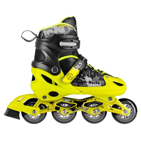 NA18137A ŁYŻWOROLKI ROCKO ŻÓŁTE ROZM.S (31-34) NILS EXTREME NILS EXTREME NA18137A ŁYŻWOROLKI ROCKO ŻÓŁTE ROZM.S (31-34) NILS EXTREME NILS EXTREME