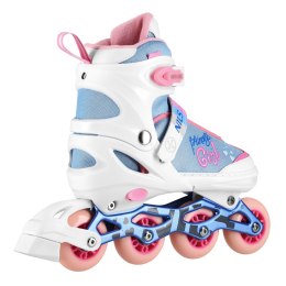 NA18168A ŁYŻWOROLKI PRINCESS BIAŁE ROZM.S (31-34) NILS EXTREME NILS EXTREME