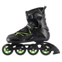 NA9022 CZARNO/ZIELONE ROZM 39 ŁYŻWOROLKI NILS EXTREME NILS EXTREME