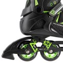 NA9022 CZARNO/ZIELONE ROZM 39 ŁYŻWOROLKI NILS EXTREME NILS EXTREME