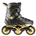 NA20006 CZARNO-ZŁOTY ROZM. 44 SLALOMOWE ŁYŻWOROLKI NILS EXTREME NILS EXTREME