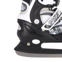 NH10927 A 2w1 BLACK ROZM.L(39-42) ŁYŻWOROLKI Z WYM. PŁ. HOKEJOWĄ NILS EXTREME NILS EXTREME