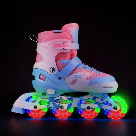 NA0189 ZESTAW LED ŁYŻWOROLKI OCHRANIACZE MOONBEAM BIAŁE ROZM. L(39-42) NILS EXTREME NILS EXTREME NA0189 ZESTAW LED ŁYŻWOROLKI OCHRANIACZE MOONBEAM BIAŁE ROZM. L(39-42) NILS EXTREME NILS EXTREME