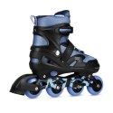 NA0189 ZESTAW LED ŁYŻWOROLKI OCHRANIACZE MOONBEAM NIEBIESKIE ROZM. L(39-42) NILS EXTREME NILS EXTREME
