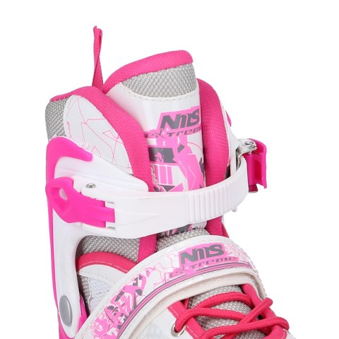 NF10927 A 2w1 DARK PINK ROZM.L(39-42) ŁYŻWOROLKI Z WYM. PŁ. FIGUROWĄ NILS EXTREME NILS EXTREME NF10927 A 2w1 DARK PINK ROZM.L(39-42) ŁYŻWOROLKI Z WYM. PŁ. FIGUROWĄ NILS EXTREME NILS EXTREME
