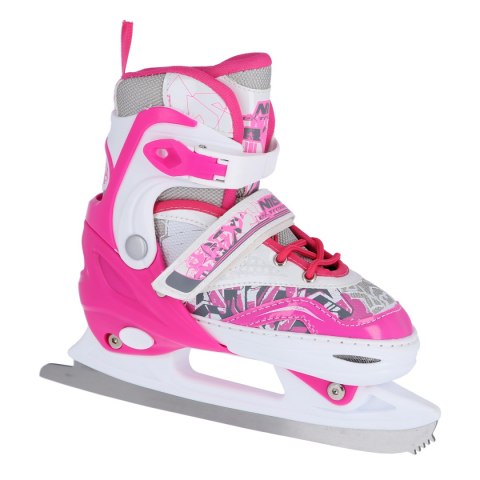 NF10927 A 2w1 DARK PINK ROZM.L(39-42) ŁYŻWOROLKI Z WYM. PŁ. FIGUROWĄ NILS EXTREME NILS EXTREME NF10927 A 2w1 DARK PINK ROZM.L(39-42) ŁYŻWOROLKI Z WYM. PŁ. FIGUROWĄ NILS EXTREME NILS EXTREME