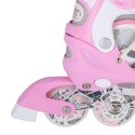 NF10927 A 2w1 PINK ROZM.L(39-42) ŁYŻWOROLKI Z WYM. PŁ. FIGUROWĄ NILS EXTREME NILS EXTREME