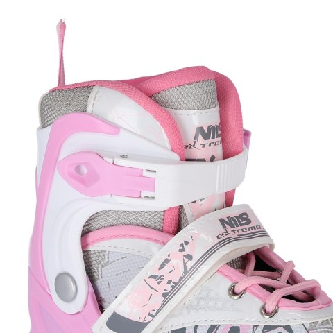 NF10927 A 2w1 PINK ROZM.L(39-42) ŁYŻWOROLKI Z WYM. PŁ. FIGUROWĄ NILS EXTREME NILS EXTREME NF10927 A 2w1 PINK ROZM.L(39-42) ŁYŻWOROLKI Z WYM. PŁ. FIGUROWĄ NILS EXTREME NILS EXTREME