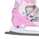 NF10927 A 2w1 PINK ROZM.L(39-42) ŁYŻWOROLKI Z WYM. PŁ. FIGUROWĄ NILS EXTREME NILS EXTREME