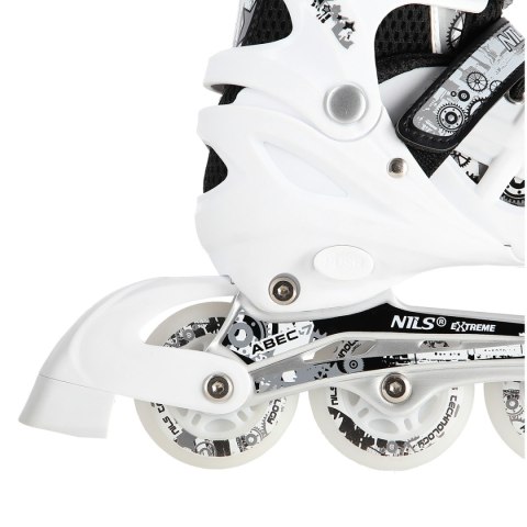 NH10905 4w1 BIAŁE LED ROZM. S(31-34) ŁYŻWOROLKI Z WYM. PŁOZĄ HOKEJOWĄ NILS EXTREME NILS EXTREME NH10905 4w1 BIAŁE LED ROZM. S(31-34) ŁYŻWOROLKI Z WYM. PŁOZĄ HOKEJOWĄ NILS EXTREME NILS EXTREME