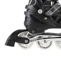 NH10905 4w1 CZARNE LED ROZM. L(39-42) ŁYŻWOROLKI Z WYM. PŁOZĄ HOKEJOWĄ NILS EXTREME NILS EXTREME