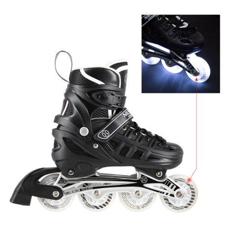 NH10905 4w1 CZARNE LED ROZM. L(39-42) ŁYŻWOROLKI Z WYM. PŁOZĄ HOKEJOWĄ NILS EXTREME NILS EXTREME NH10905 4w1 CZARNE LED ROZM. L(39-42) ŁYŻWOROLKI Z WYM. PŁOZĄ HOKEJOWĄ NILS EXTREME NILS EXTREME