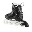 NH10905 4w1 CZARNE LED ROZM. S(31-34) ŁYŻWOROLKI Z WYM. PŁOZĄ HOKEJOWĄ NILS EXTREME NILS EXTREME