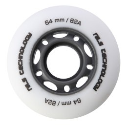 PU 64x24 82A BIAŁE MATOWE KÓŁKA (4 szt.) NILS EXTREME NILS EXTREME