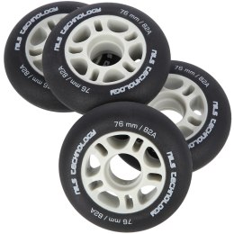 PU 76x24 82A CZARNE MATOWE KÓŁKA (4 szt.) NILS EXTREME NILS EXTREME